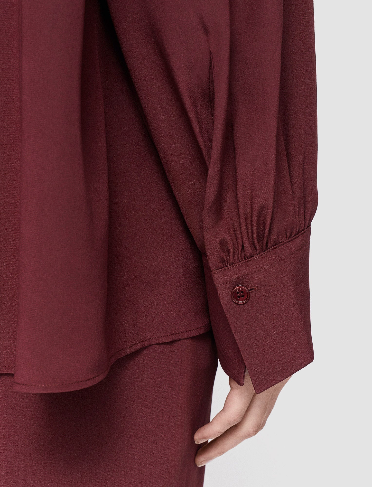 Silk Crepe de Chine Blondel Blouse - 7