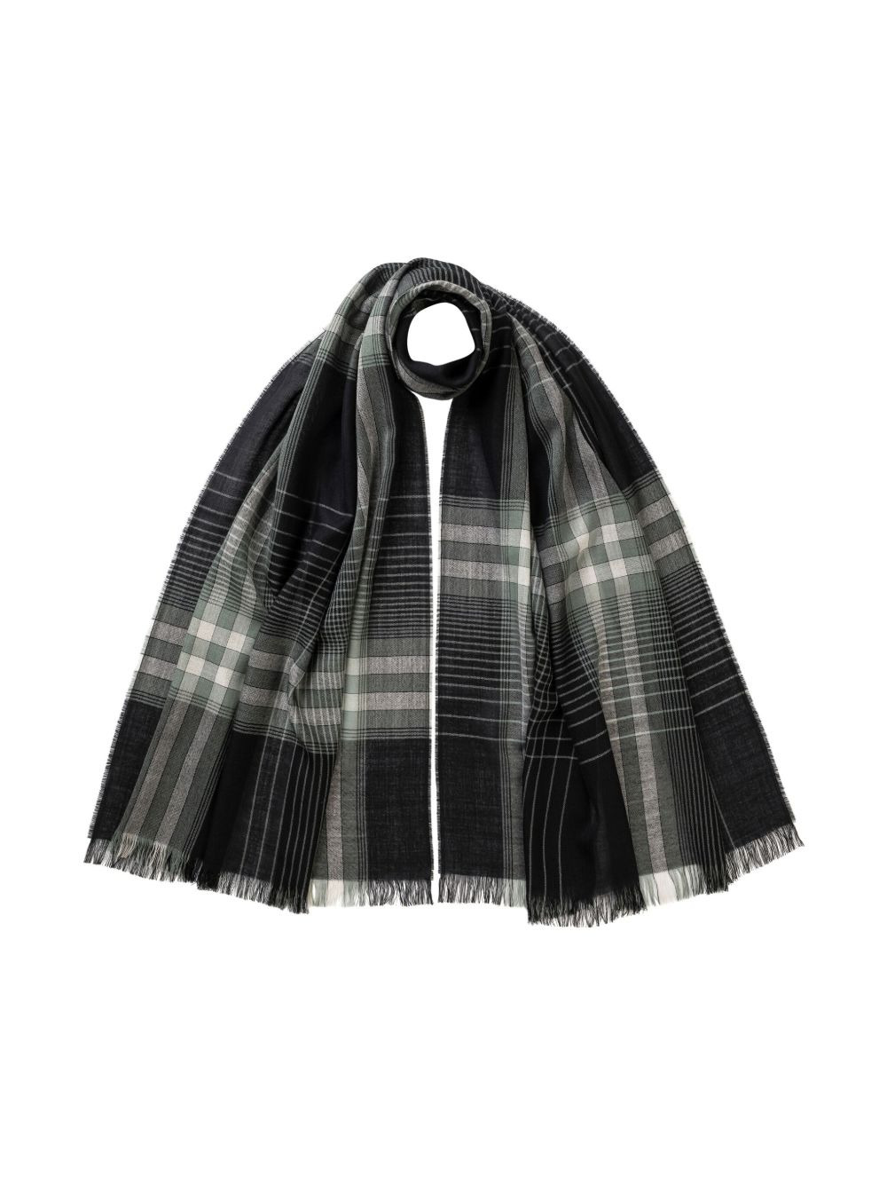 plaid scarf - 3