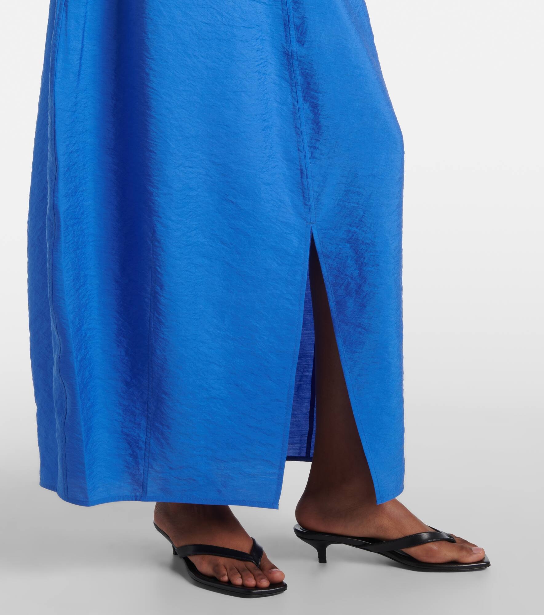 Parachute silk-blend maxi skirt - 5