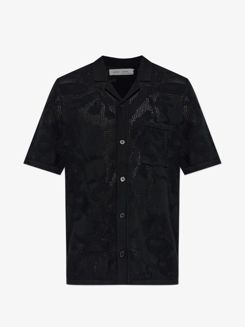 Saconald open-knit shirt - 1