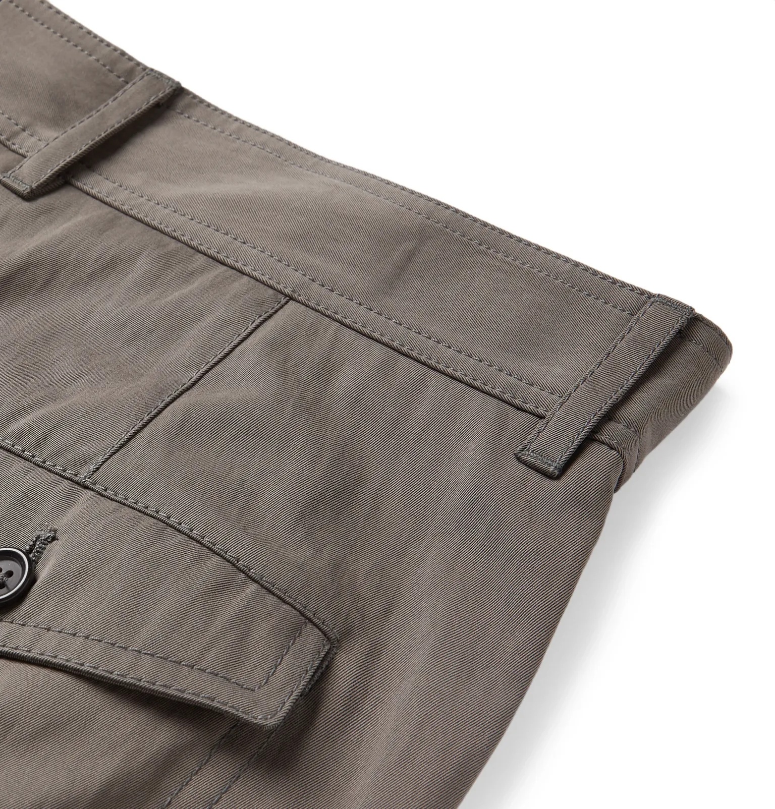 Slim-Fit Cotton-Blend Twill Cargo Trousers - 5