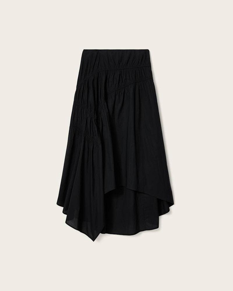 NURIA GATHERED MAXI SKIRT 1