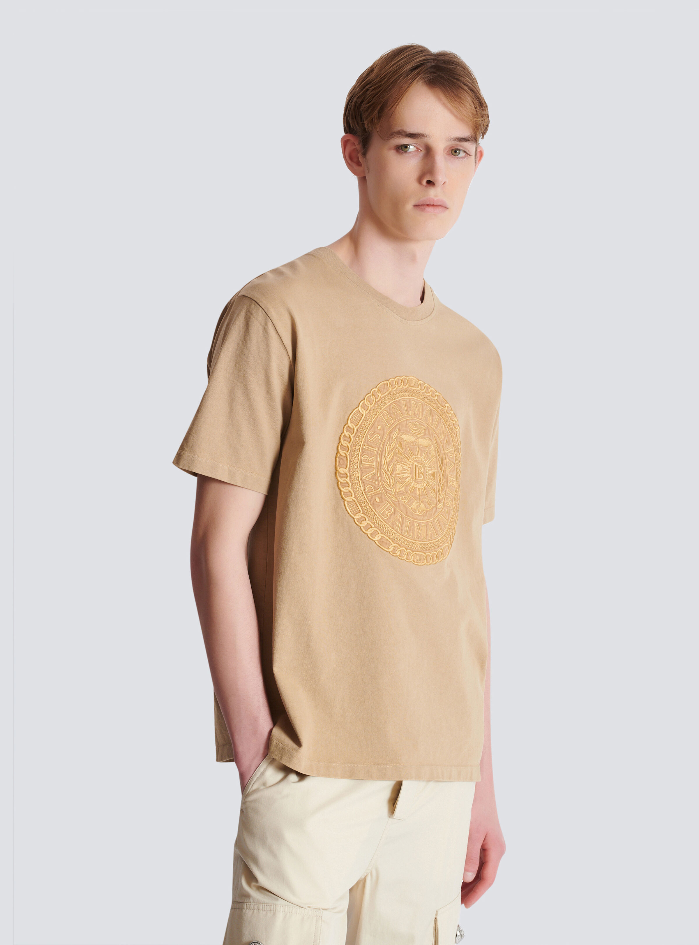 Embroidered Balmain Médaille T-shirt - 6