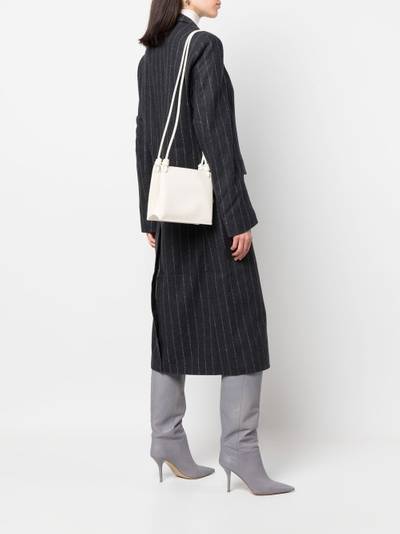 Jil Sander knotted leather shoulder bag outlook