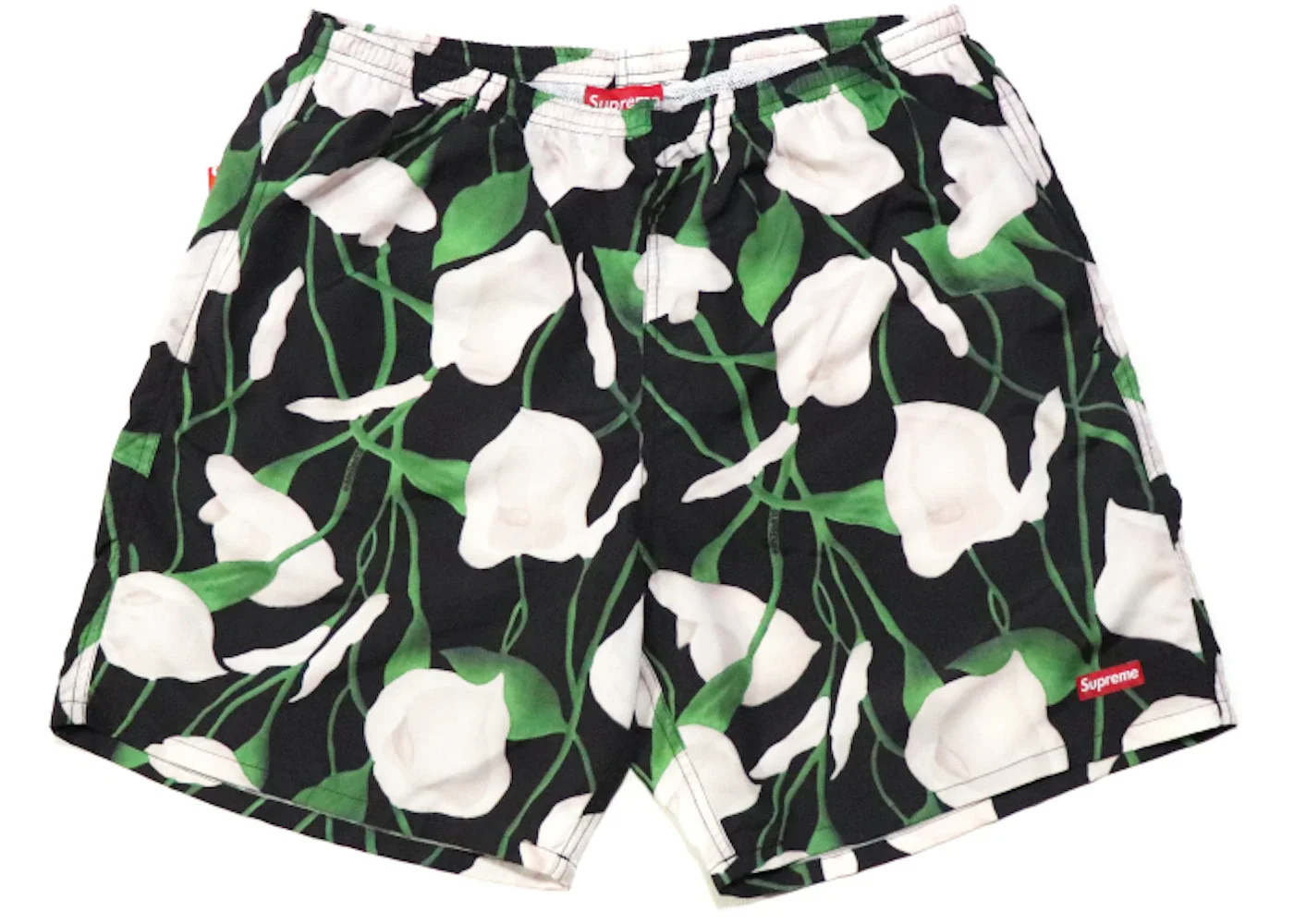 Supreme Nylon Water Short Black Floral - 1
