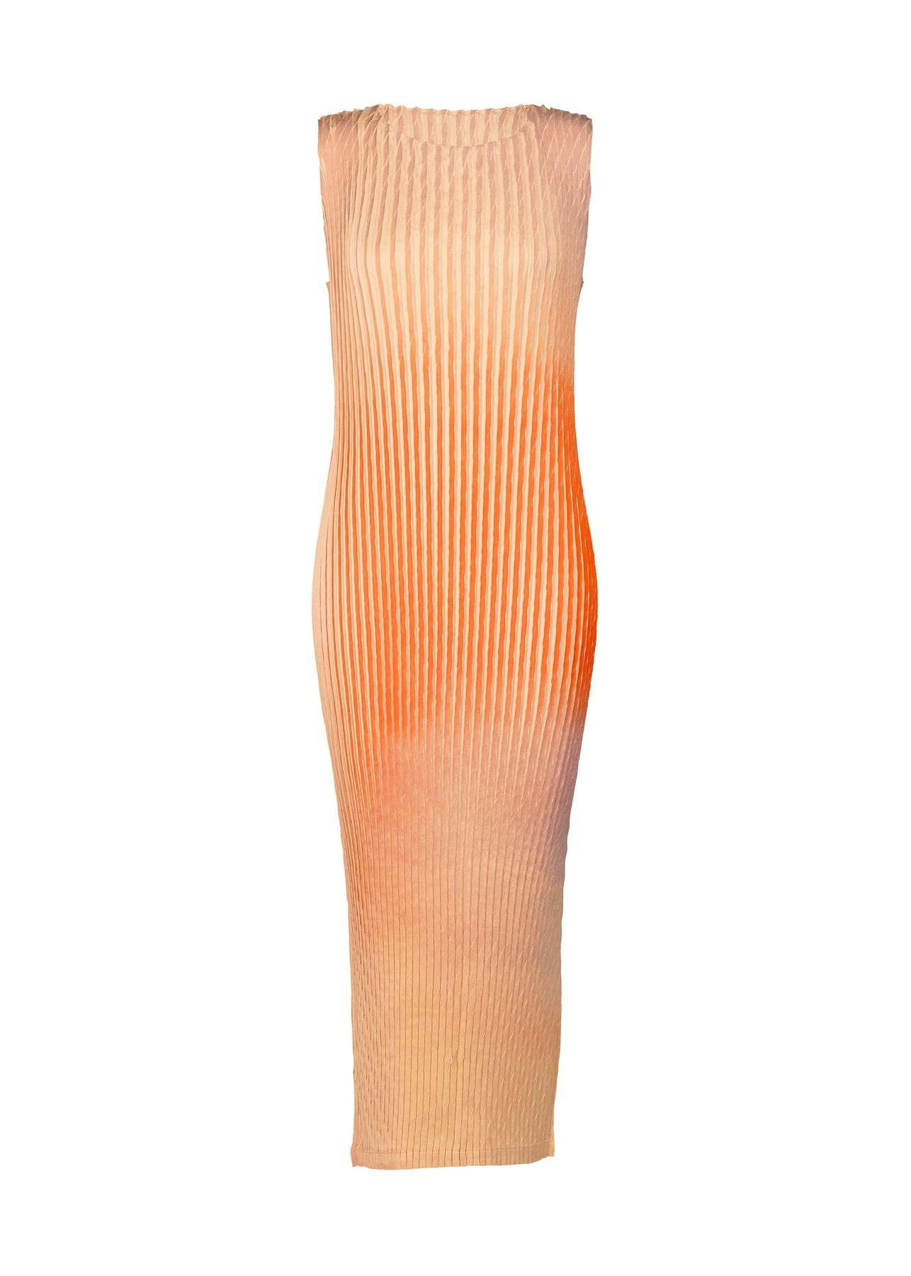 SUFFUSED PLEATS DRESS - 1