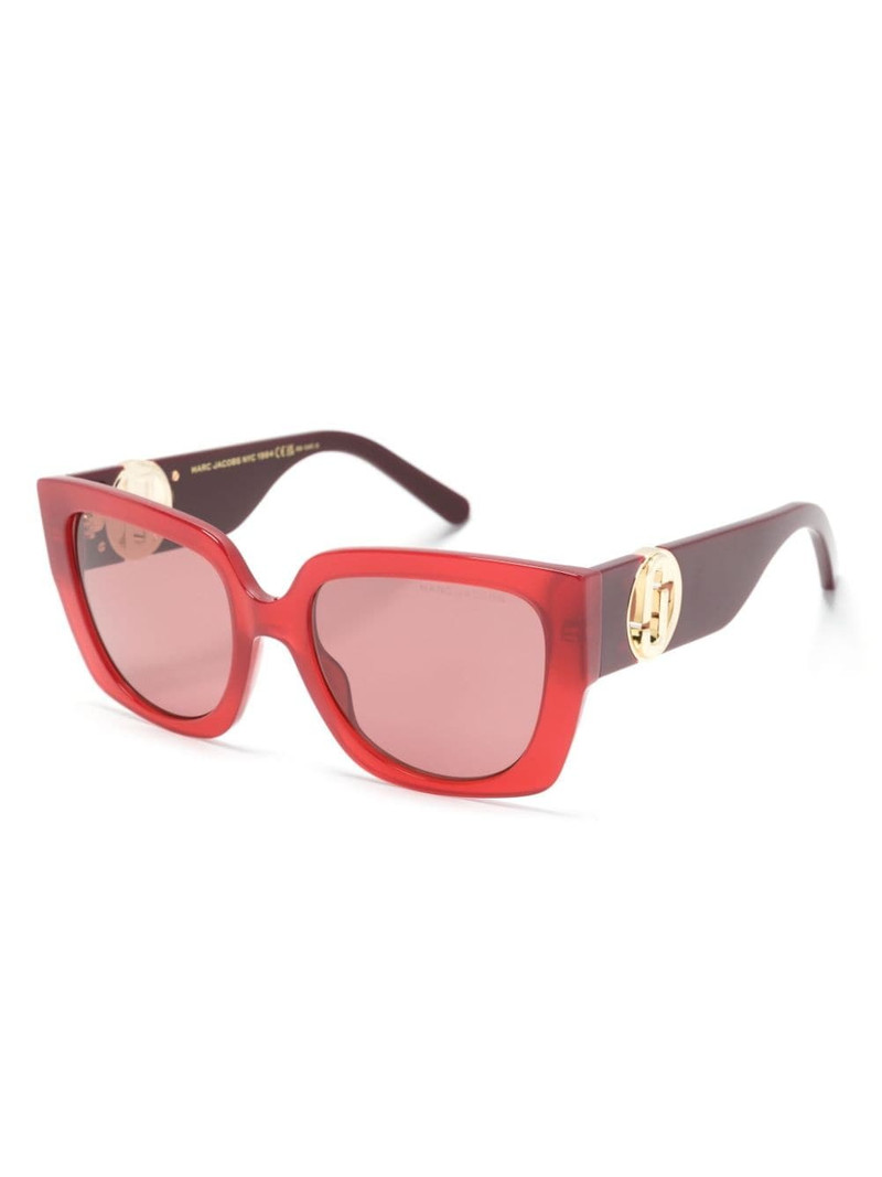 Marc Jacobs oversized-frame tinted sunglasses outlook