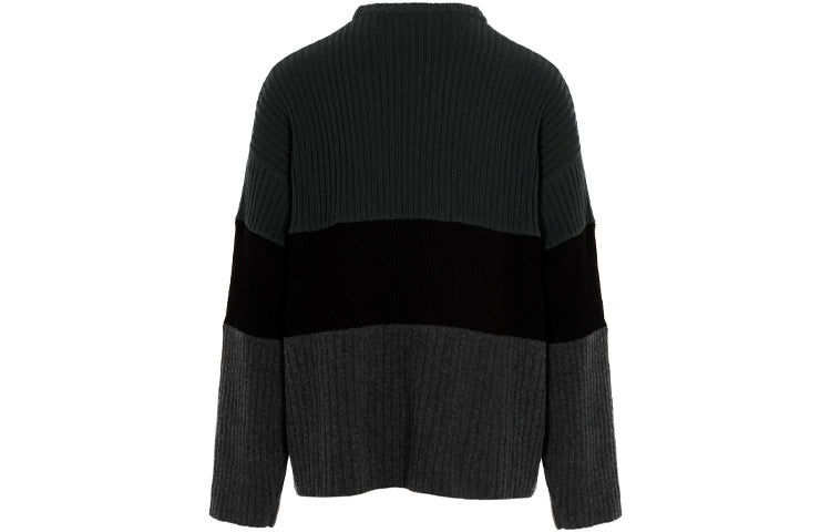 Balenciaga Political Campaign Ribbed Panelled Sweater 'Grey' 675293T32011281 - 2