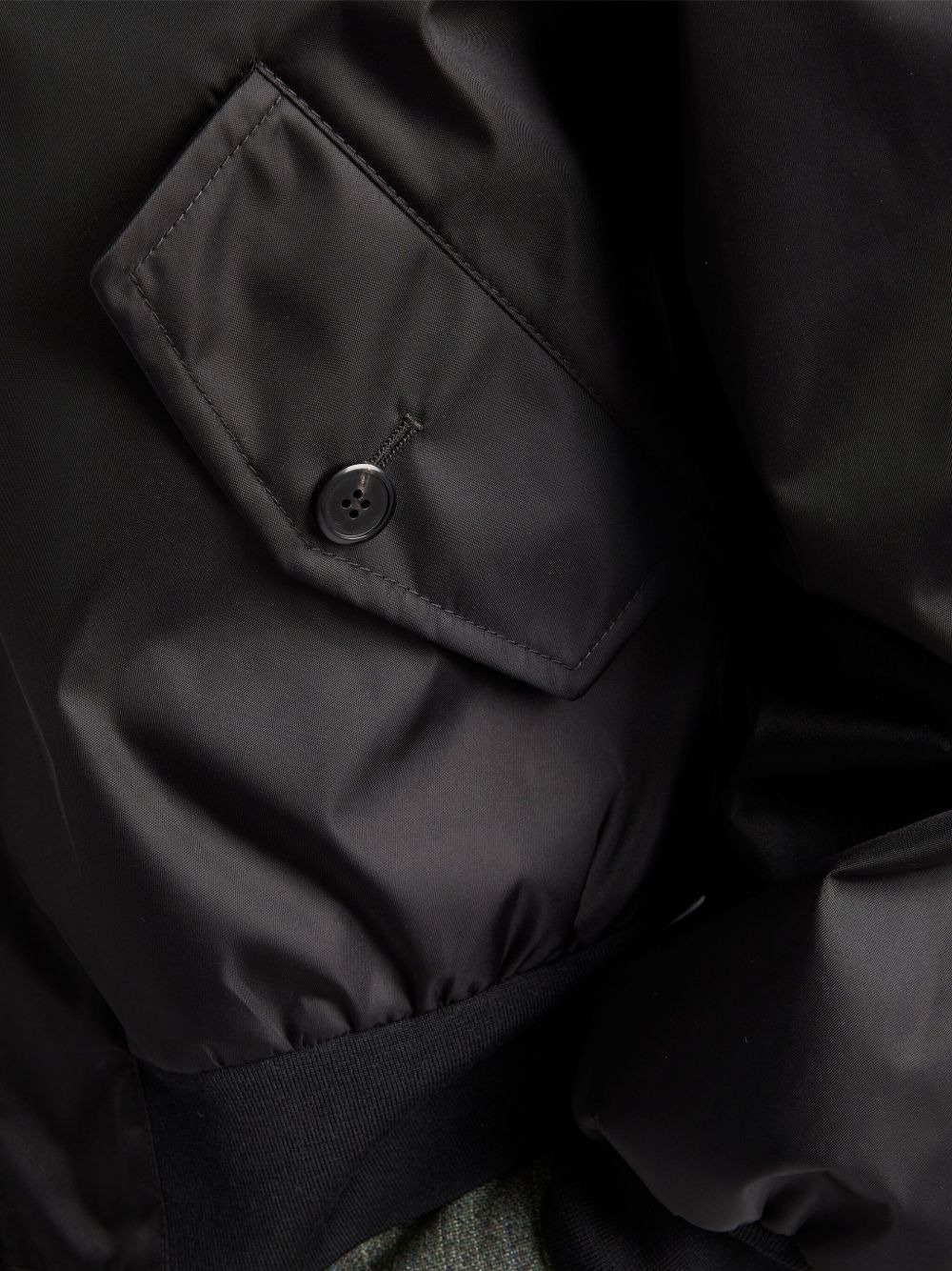 low-shoulder-sleeve zip-front jacket - 5