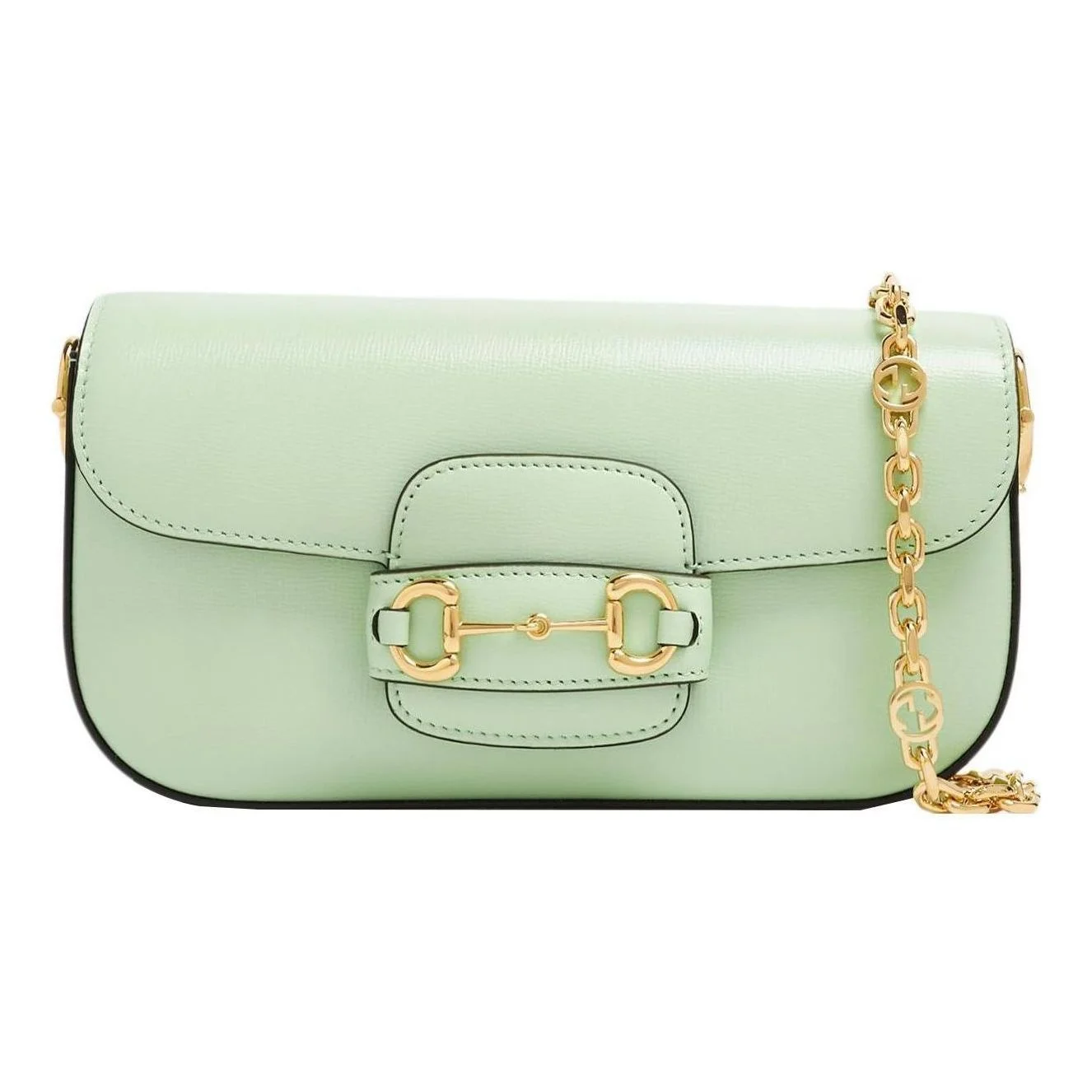 (WMNS) Gucci Horsebit 1955 Small Shoulder Bag 'Light Green' 735178-1DB0G-3803 - 1