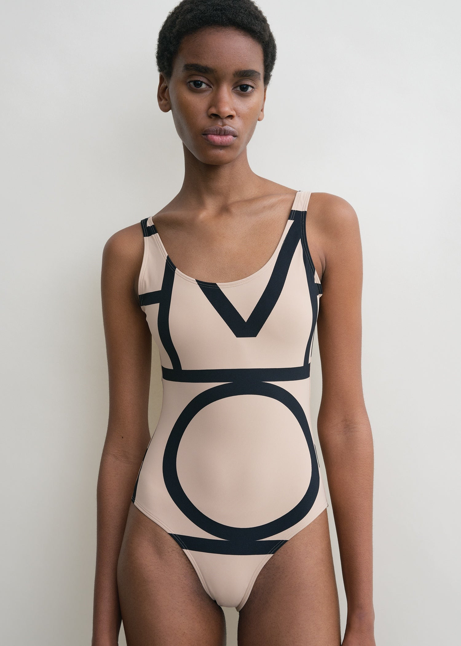 Monogram swimsuit beige - 5