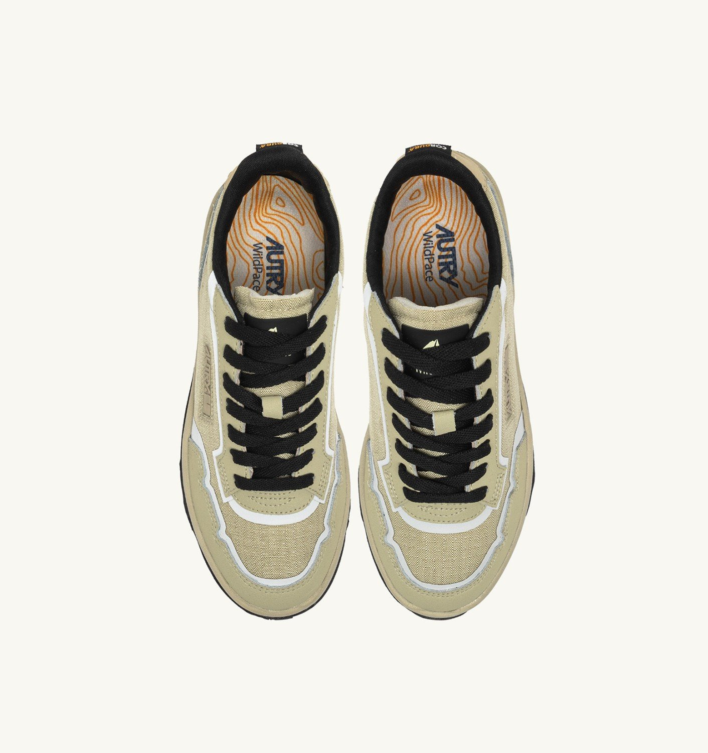 WILDPACE LOW SNEAKERS IN RIPSTOP NYLON AND LEATHER COLOR TIDAL FOAM AND REFLEX - 6