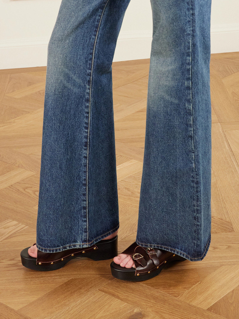 ANCIENT GREEK SANDALS Natali Sabot Studded Leather Clogs outlook