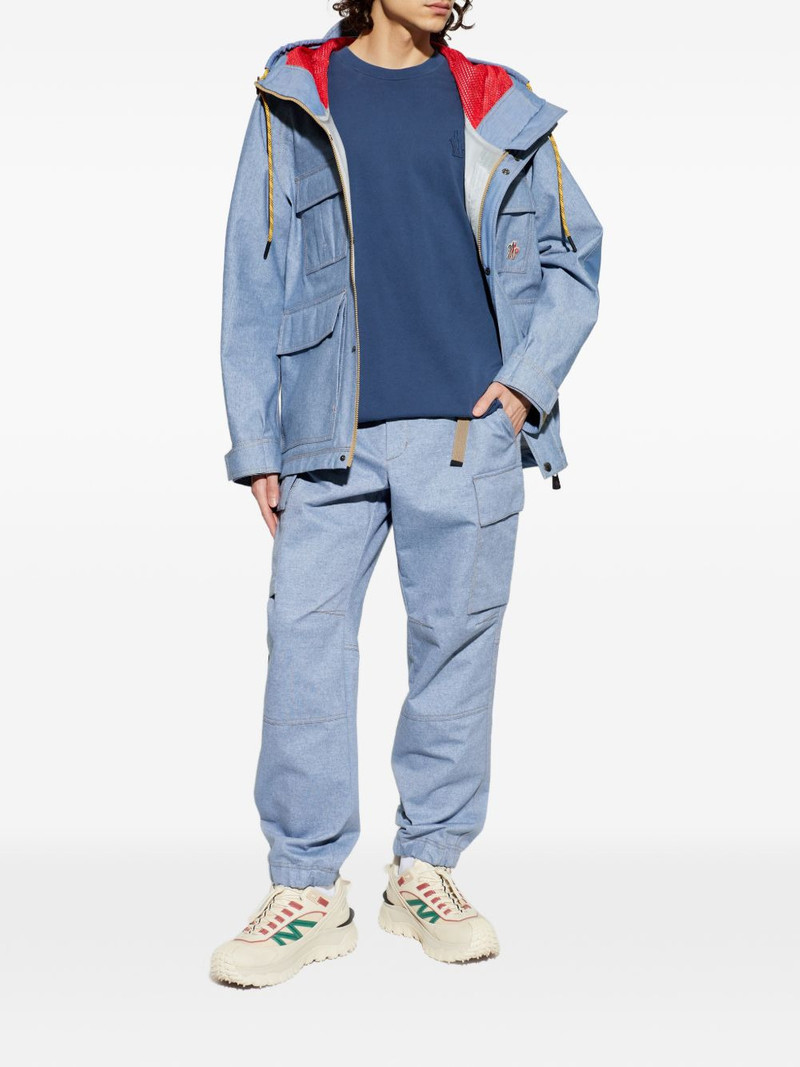 Moncler Grenoble embroidered short-sleeve T-shirt outlook