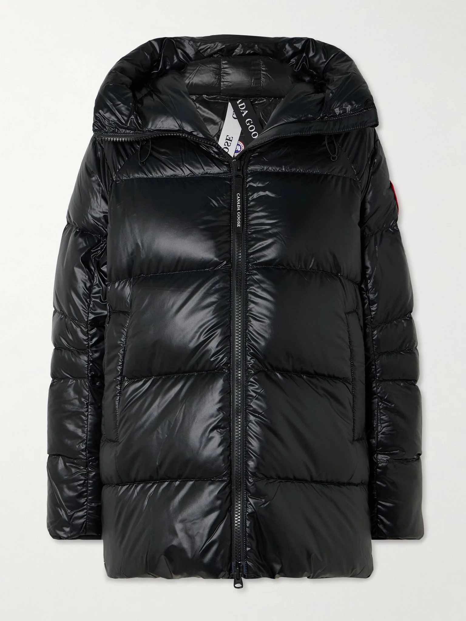 Cypress hooded quilted shell down jacket Black - 1