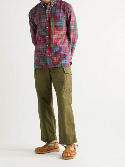 BEAMS PLUS Button-Down Collar Checked Cotton Shirt outlook