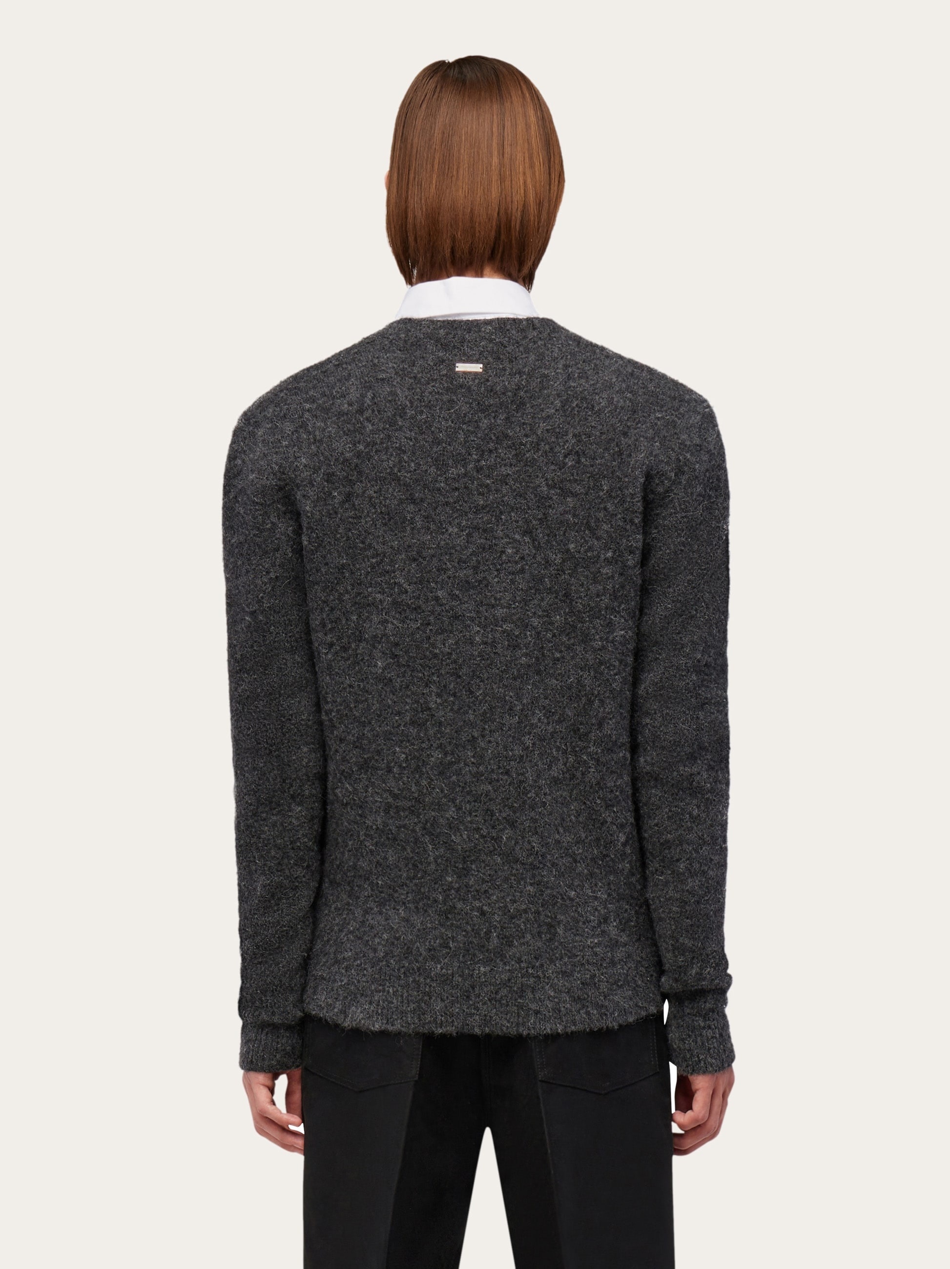 Silk alpaca and cashmere sweater - 3