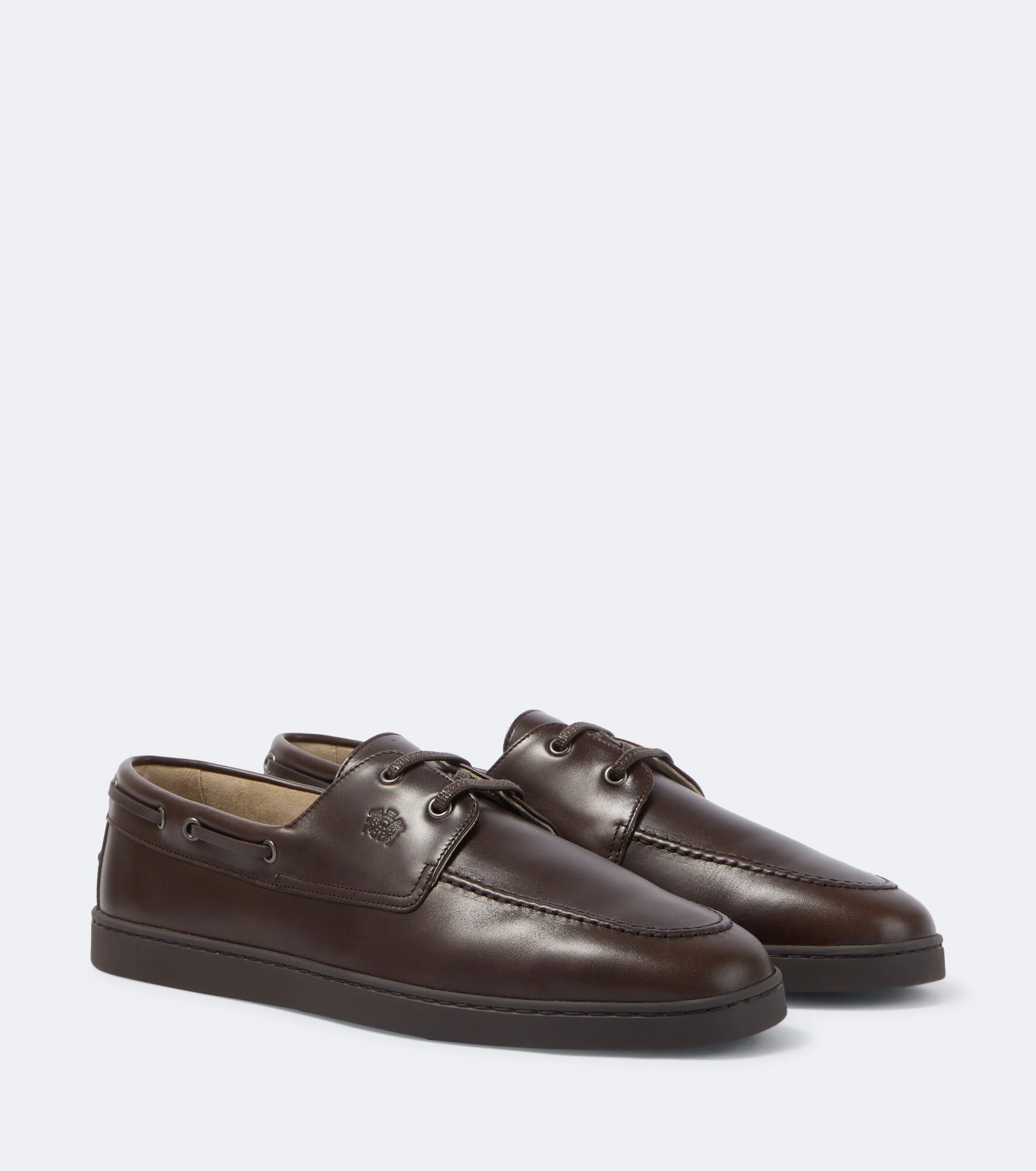 Peebles leather boat shoes - 1