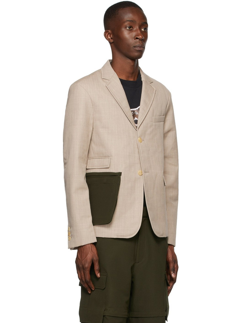 Beige La Montagne 'La Veste Mouri' Blazer 2