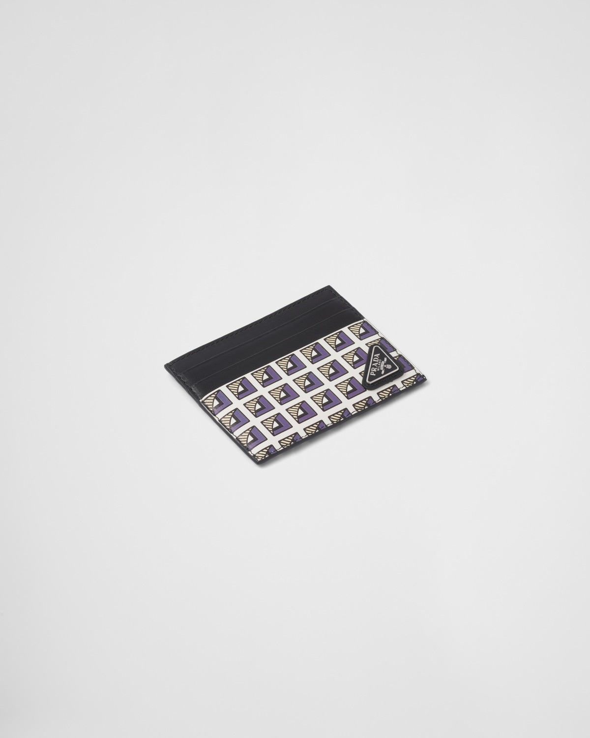 Printed leather card holder - 2