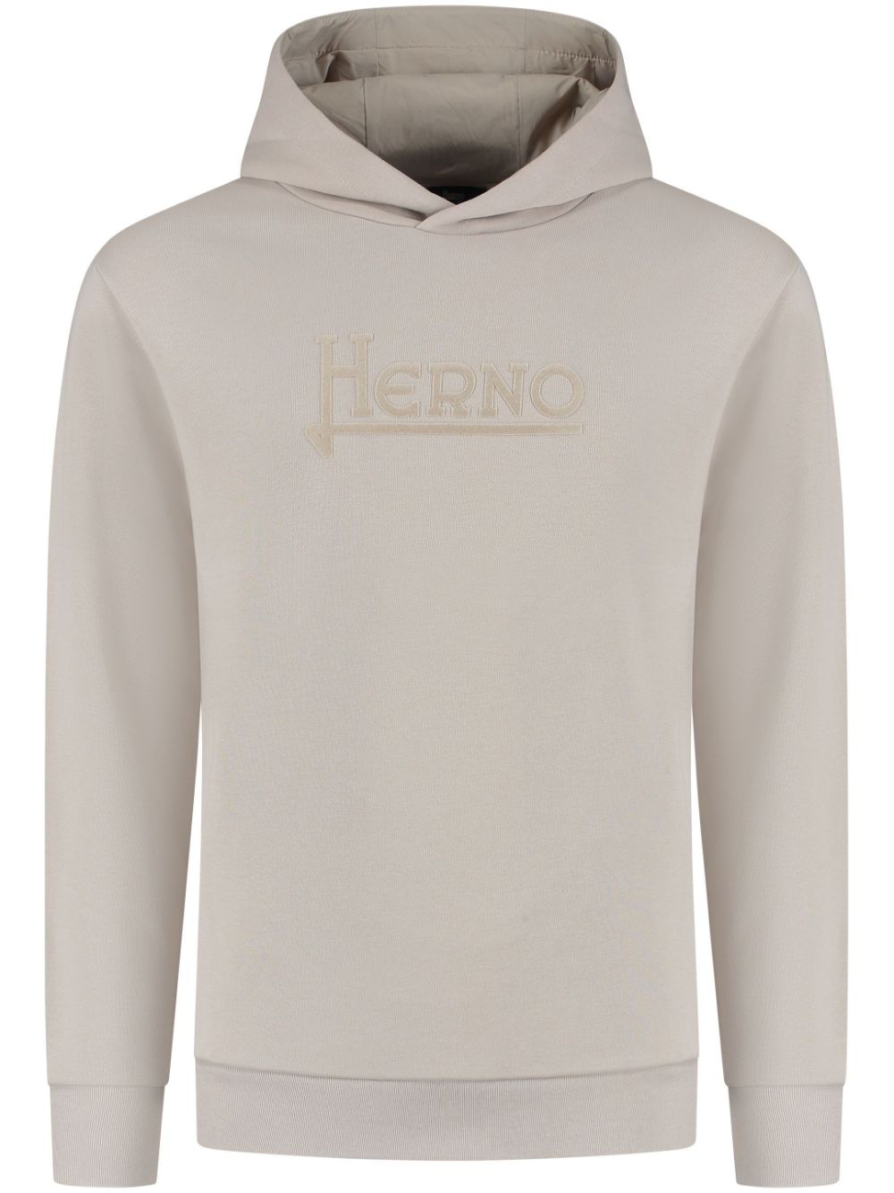 embroidered-logo hoodie - 2