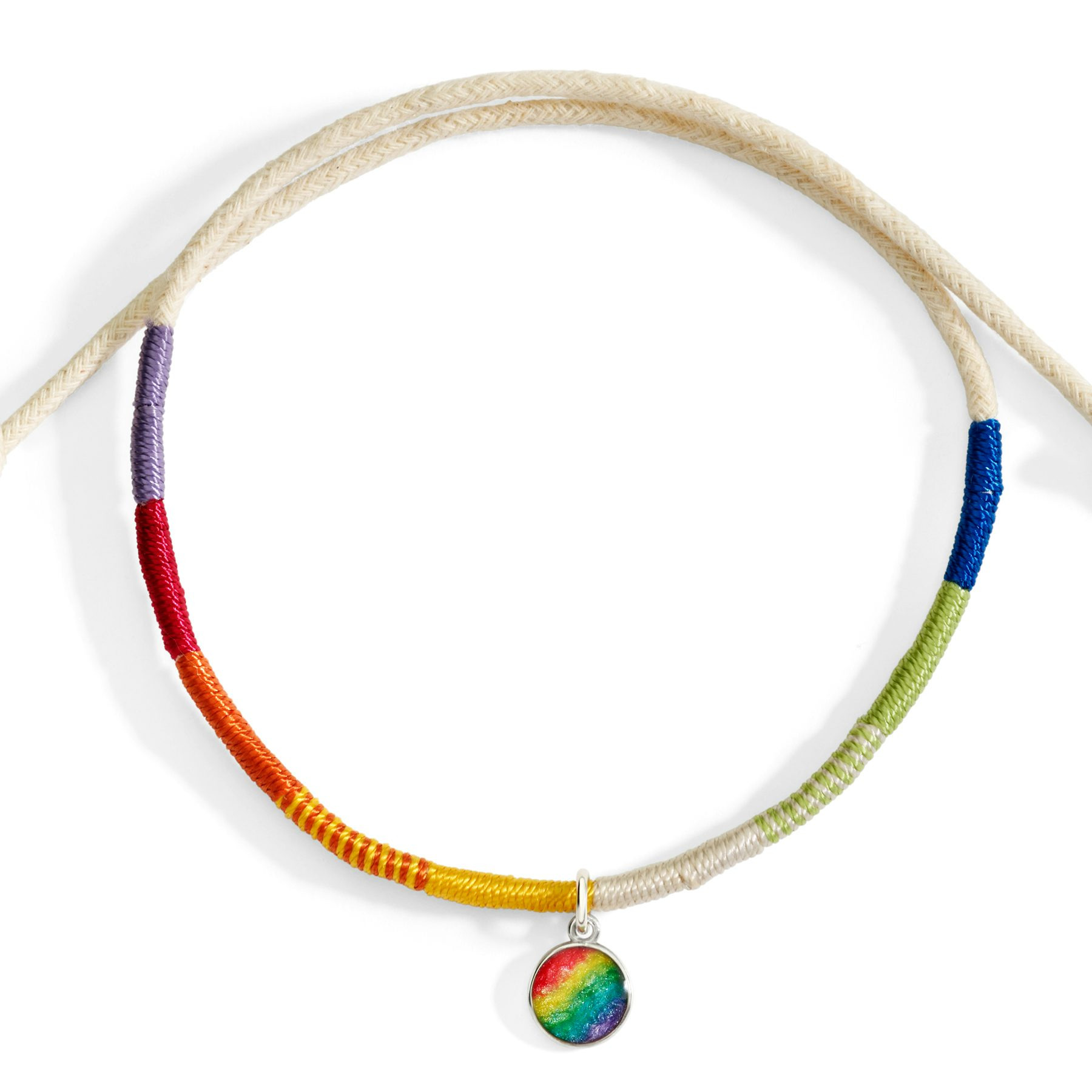 SILVER & ENAMEL LGBTQ+ BRACELET - 1