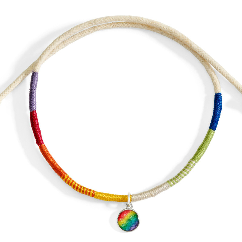 SILVER & ENAMEL LGBTQ+ BRACELET 1