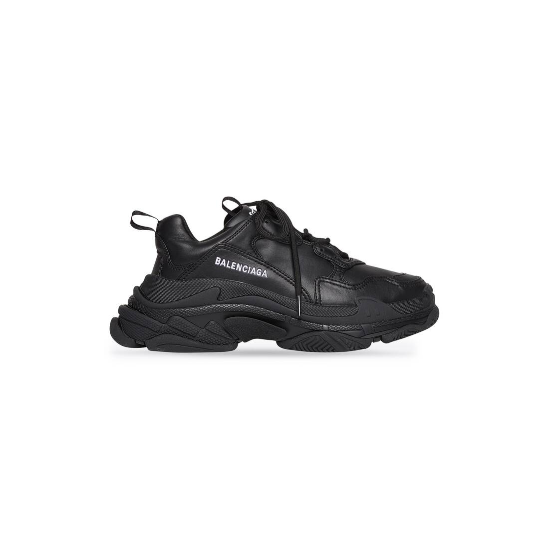 Men's Triple S Sneaker in Black - 1