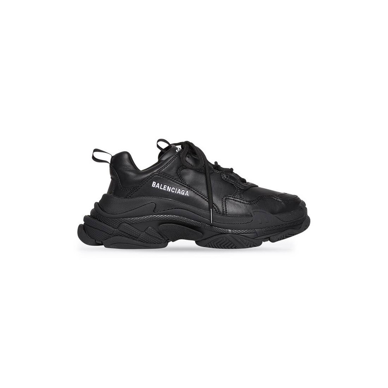 Men's Triple S Sneaker in Black - 1