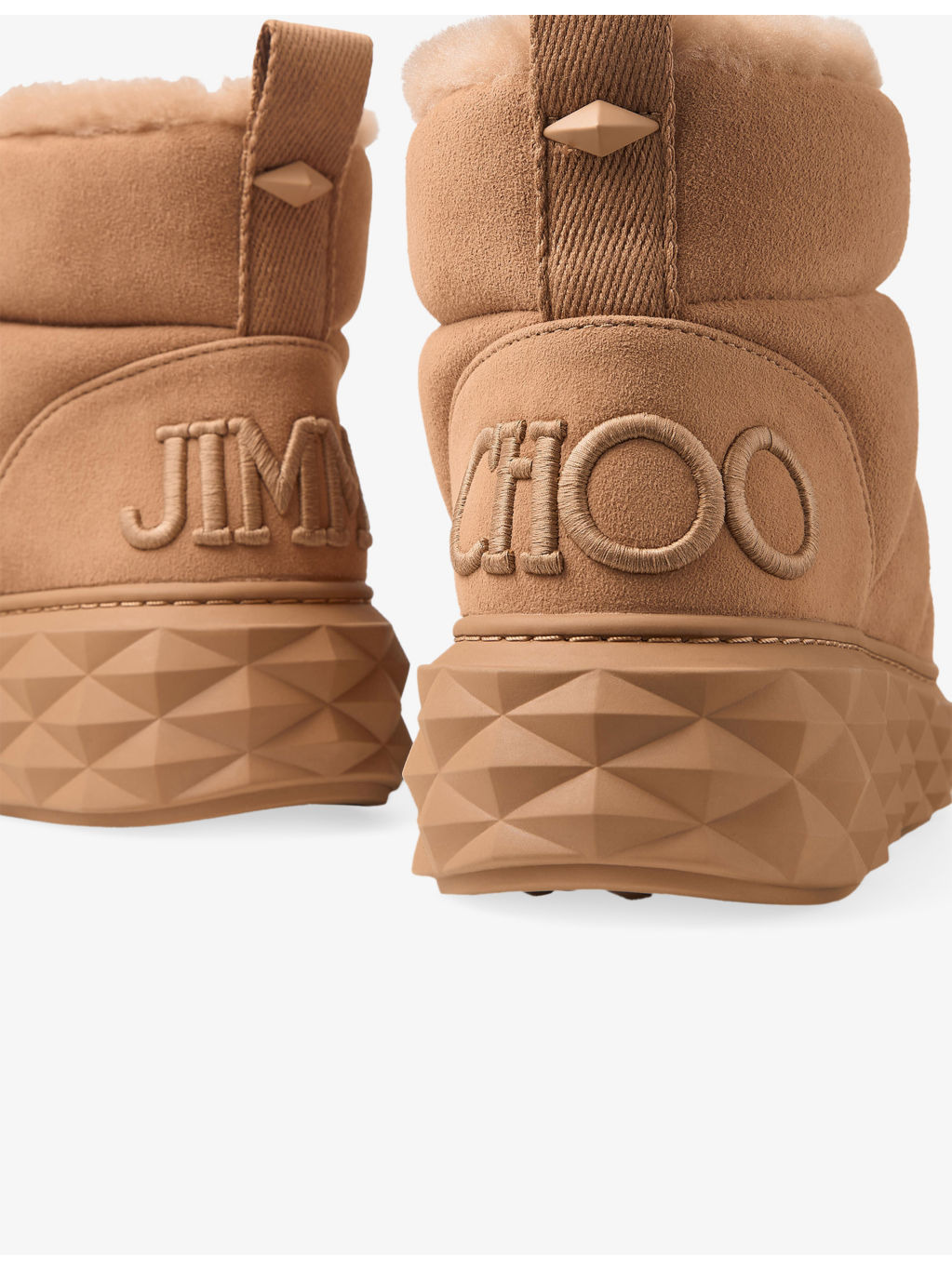 Xan Padded Suede Ankle Boots - 5