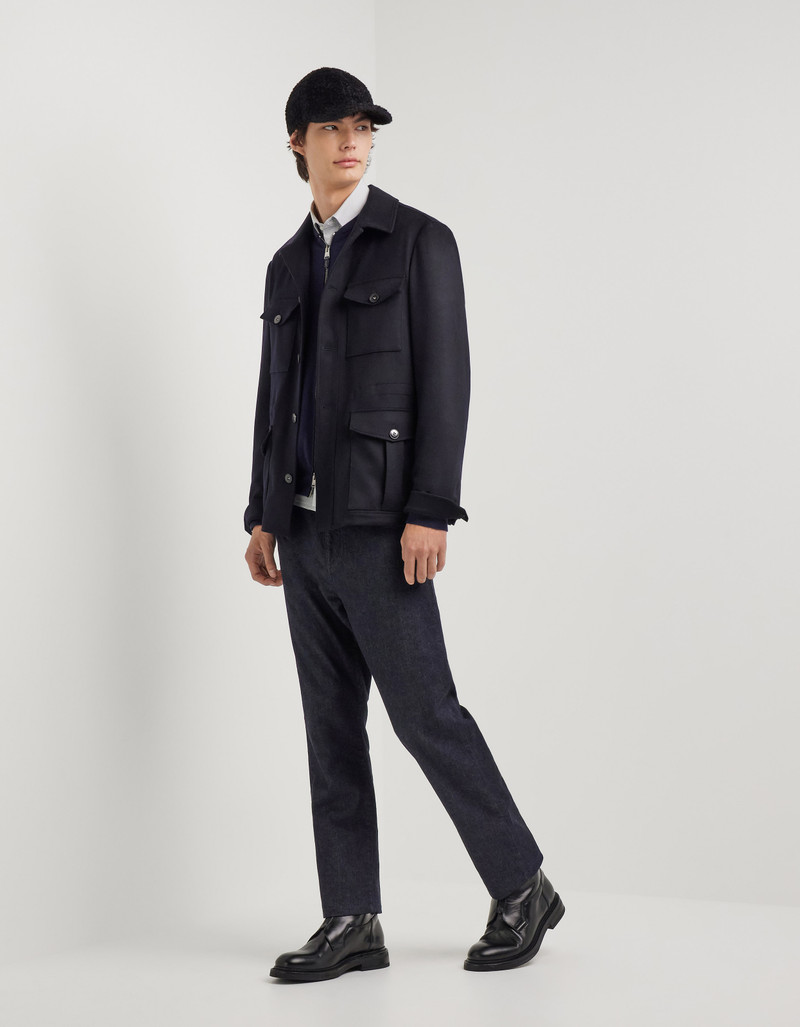 Canali NAVY BLUE PURE CASHMERE JACKET - EXCLUSIVE outlook