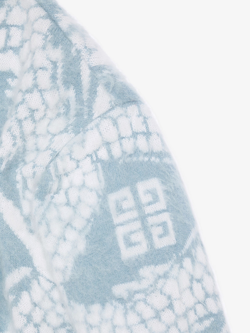 Givenchy SWEATER IN MOHAIR WITH DRAGON JACQUARD outlook