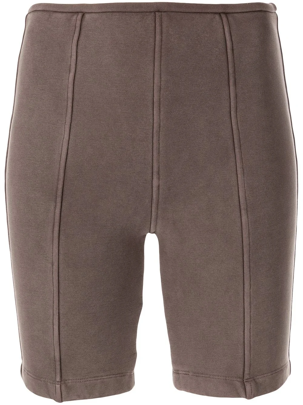 high-waisted cotton cycling shorts - 1