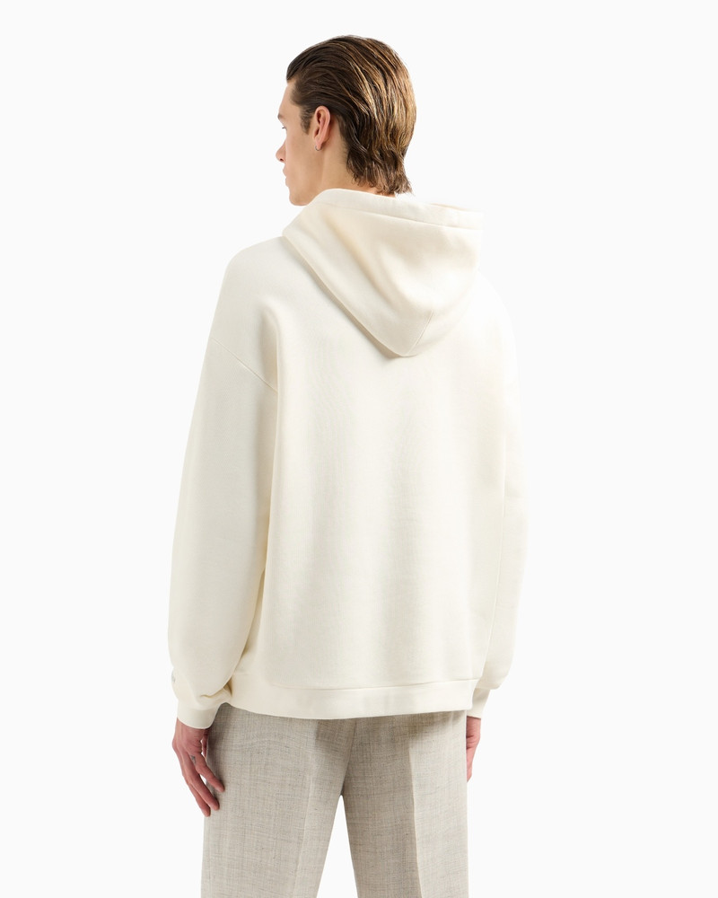 ASV JERSEY HOODED SWEATSHIRT WITH DRAGONFLY PRINT AND EMBROIDERY 3