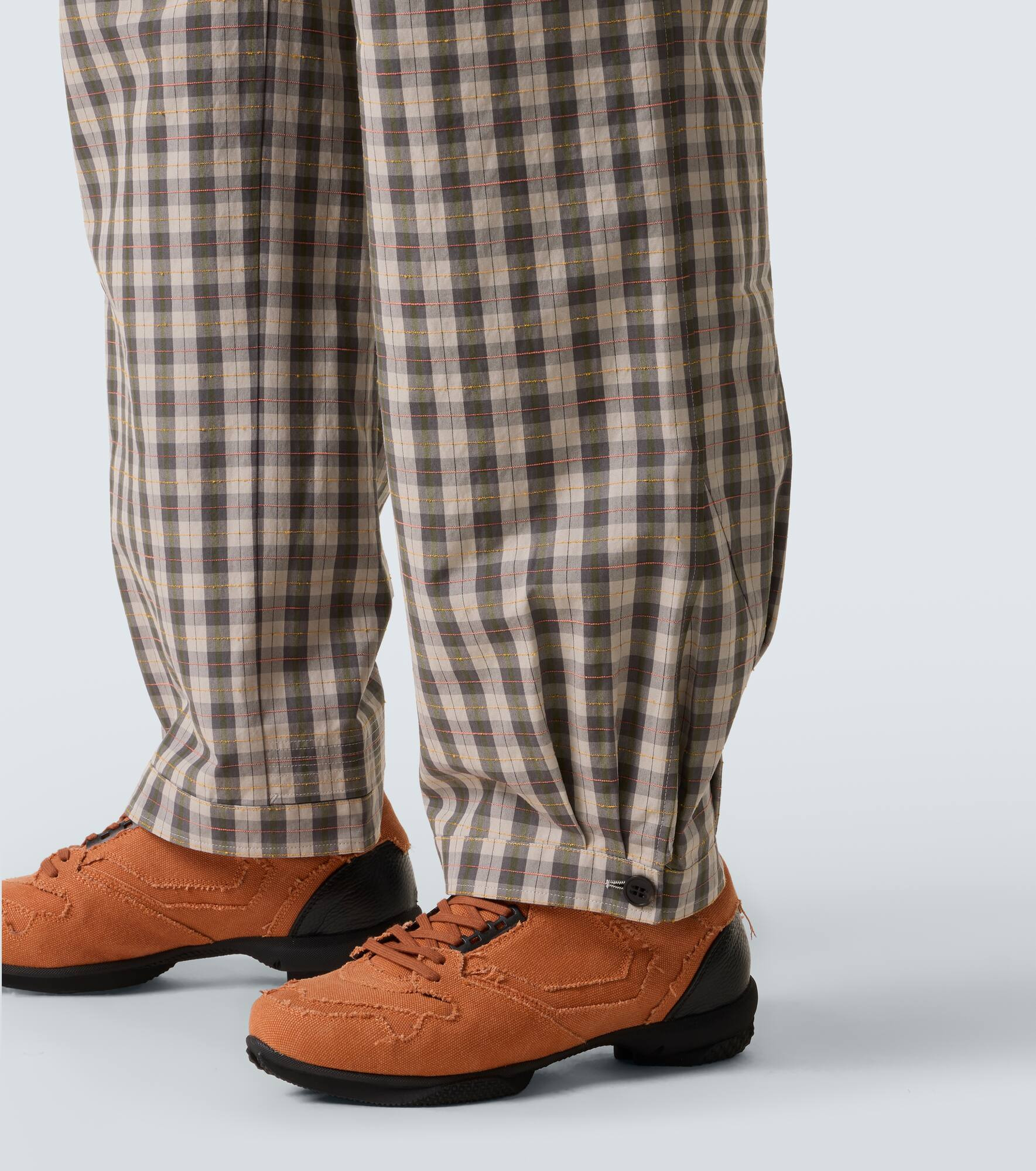 Fitz cotton-blend wide-leg pants - 6