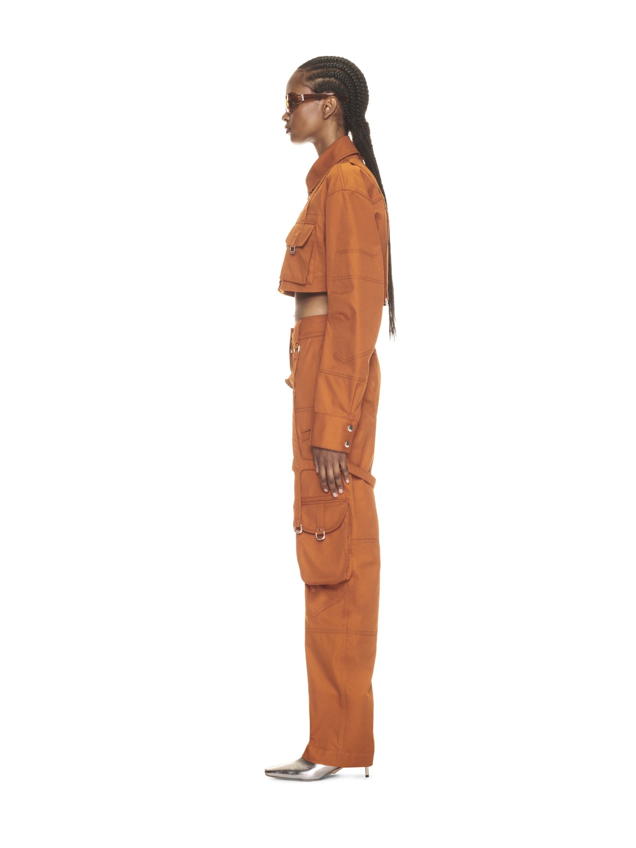 Co Cargo Pkt Over Pant Brick Red No Colo - 3