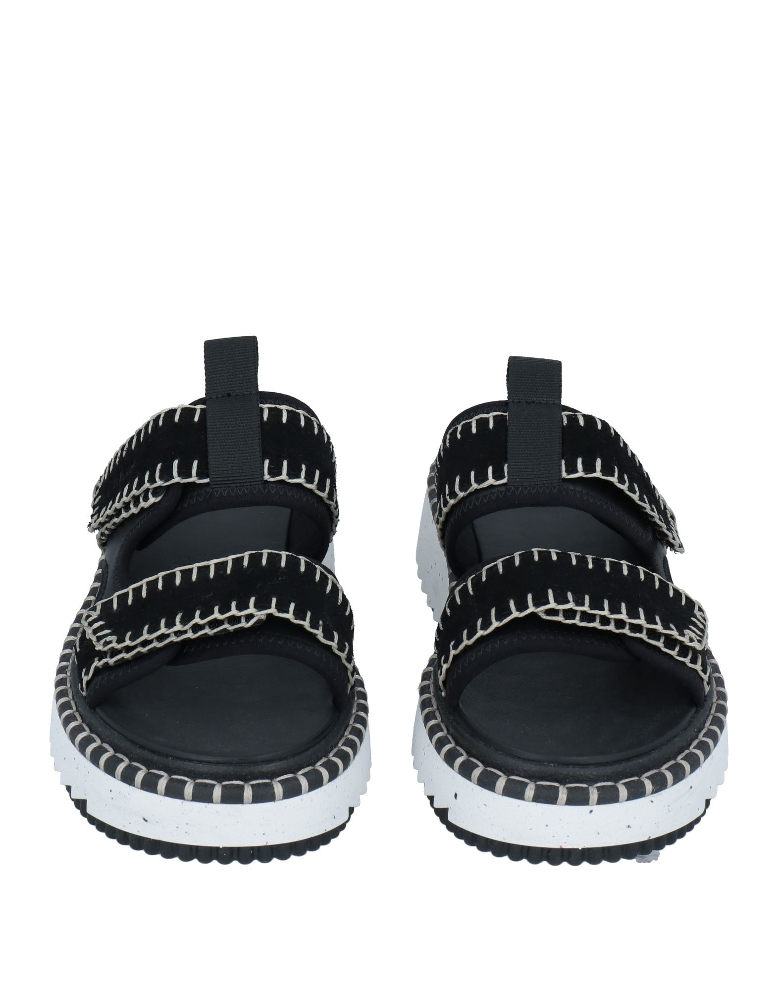 Black Women's Sandals - 4