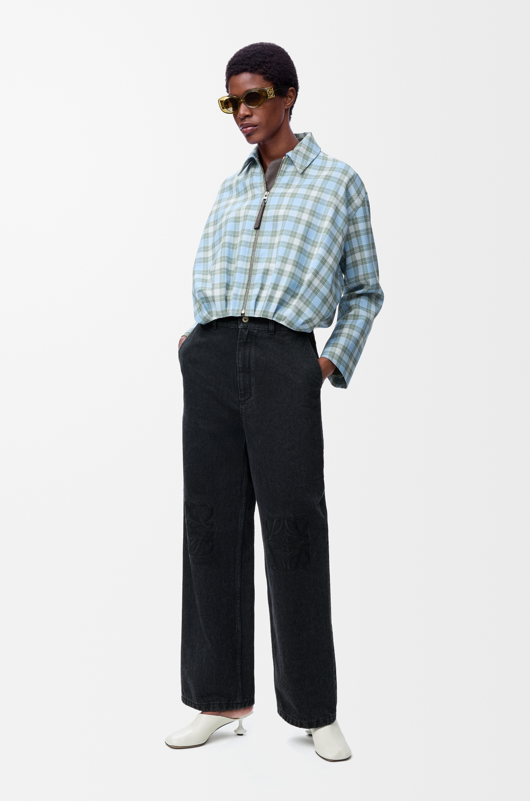 Anagram baggy jeans in denim - 2