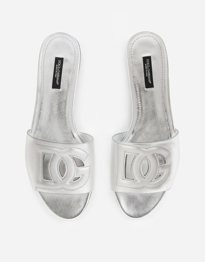 Nappa mordore sliders with DG Millennials logo 4