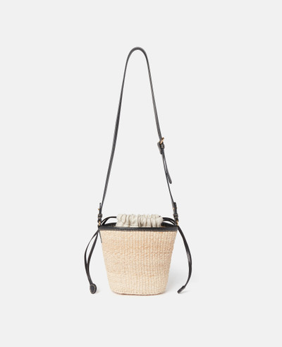 Stella McCartney Logo Raffia Crossbody Bag outlook