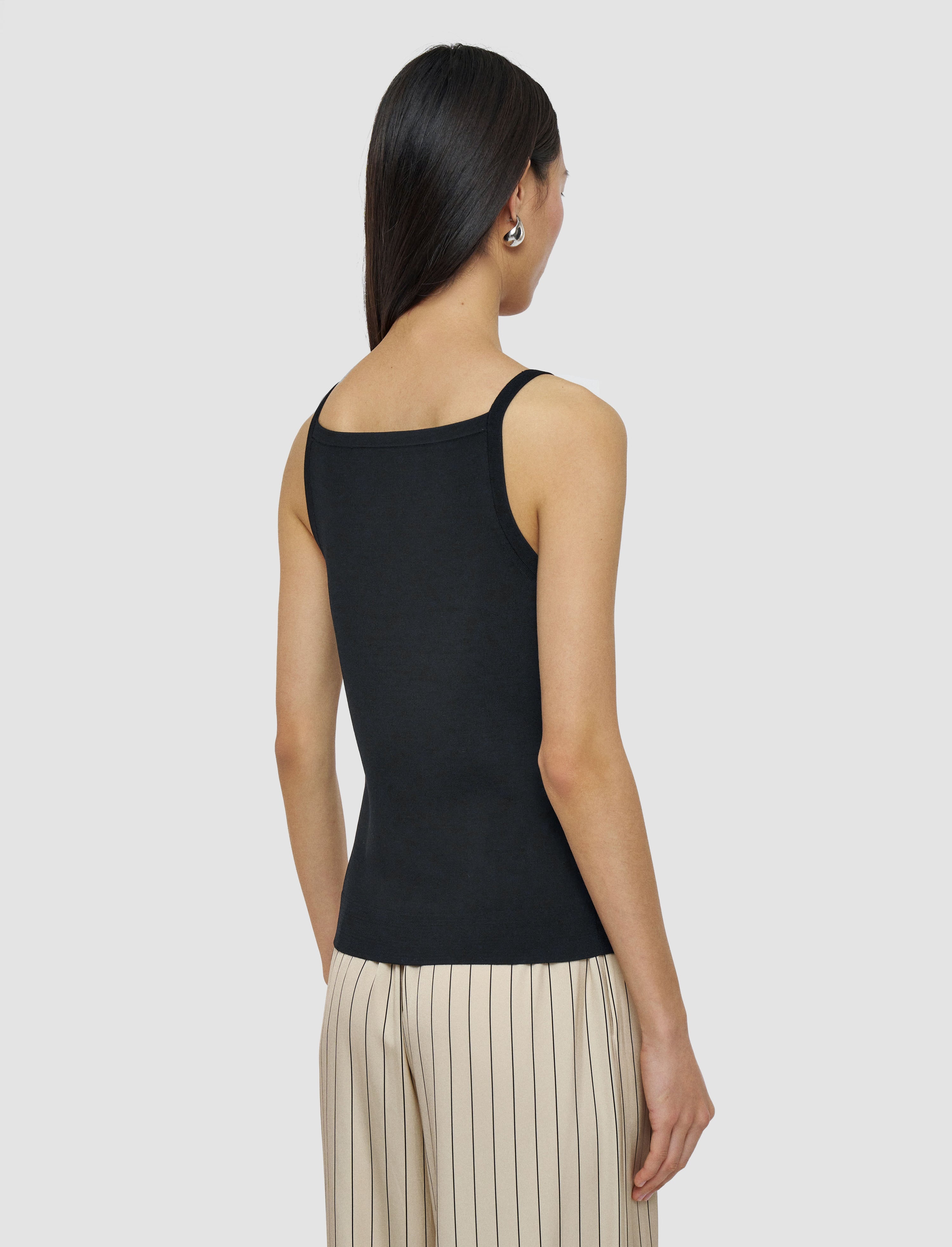 Viscose Knit Stretch Vest Top - 4
