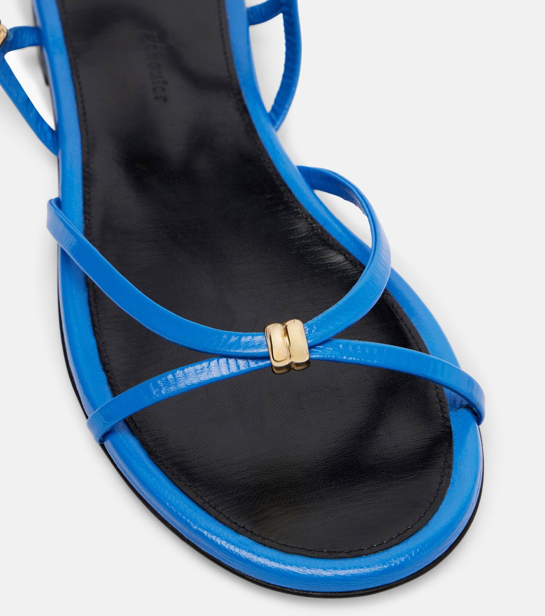 Coil leather sandals - 5