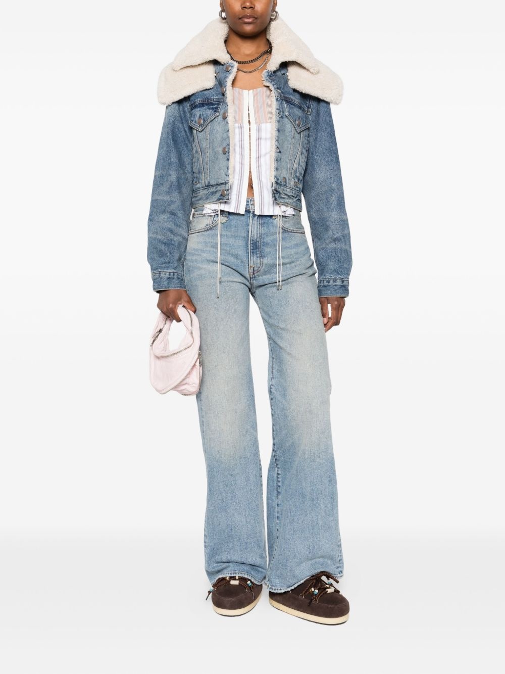 logo-patch jeans - 2