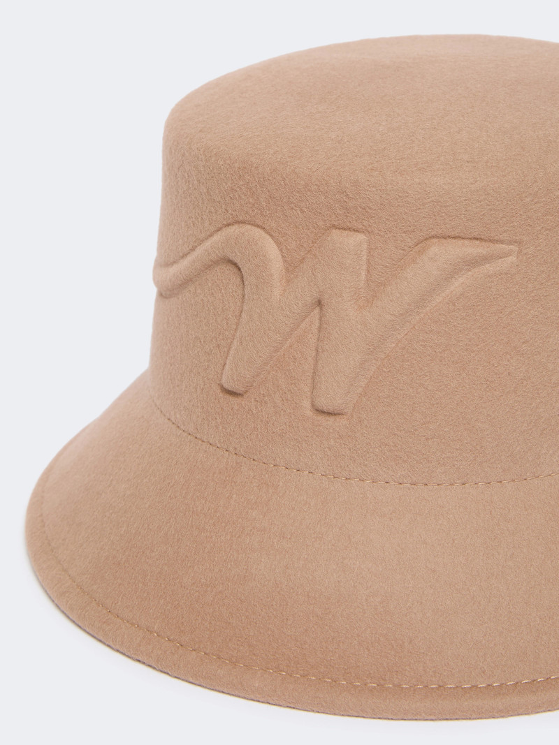 WEEKEND Max Mara Wool felt bucket hat - CAMEL outlook