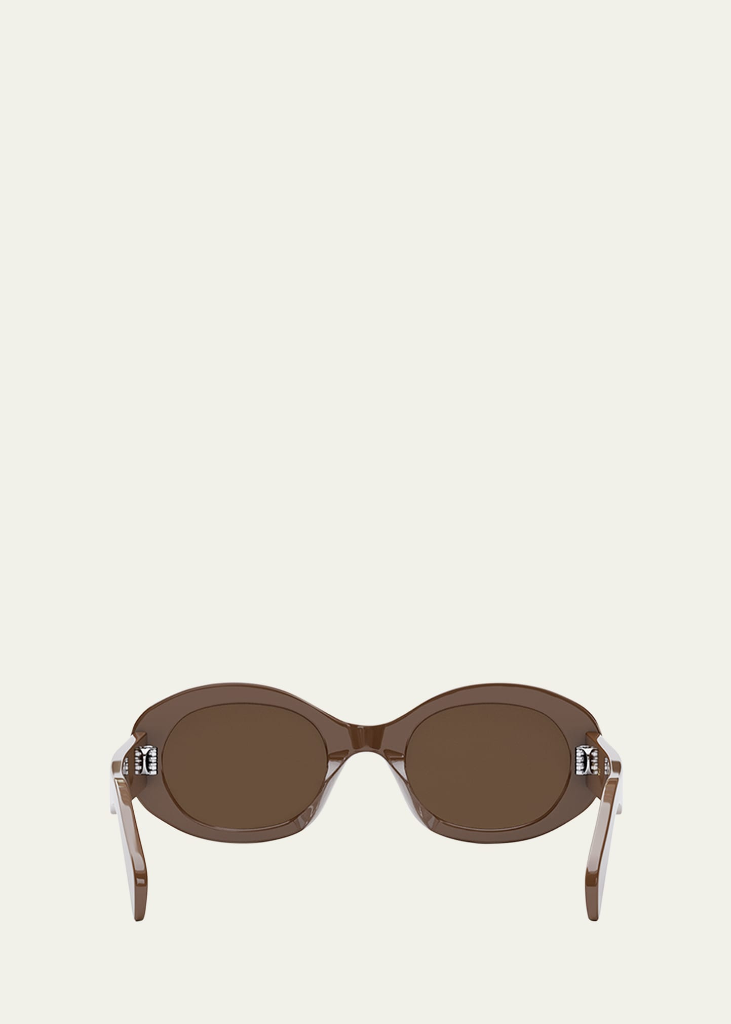 Triomphe Acetate Oval Sunglasses - 5