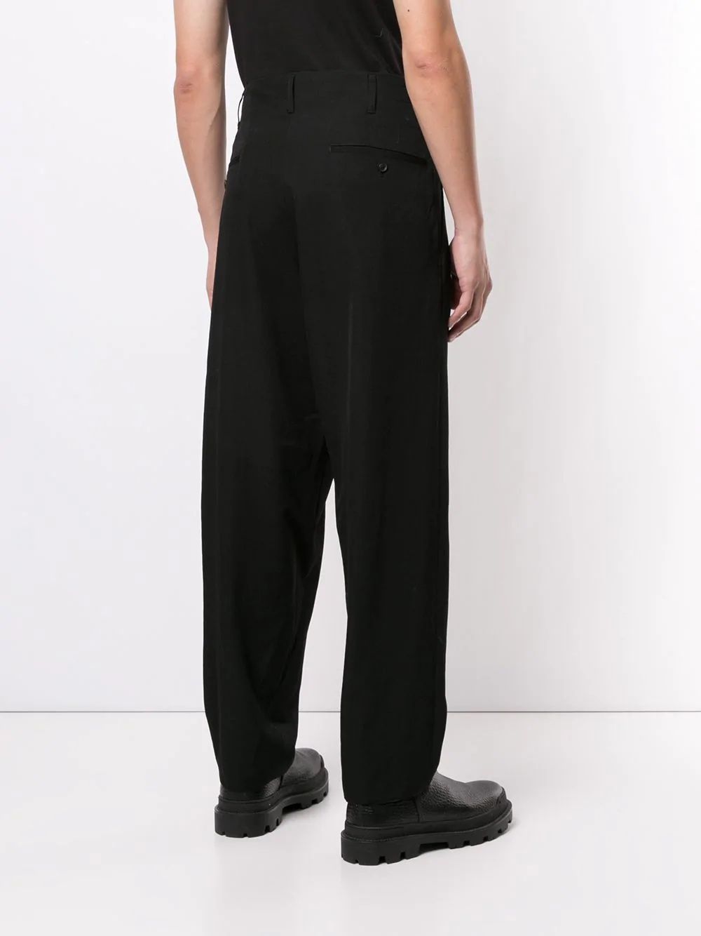 pleated wool trousers - 4