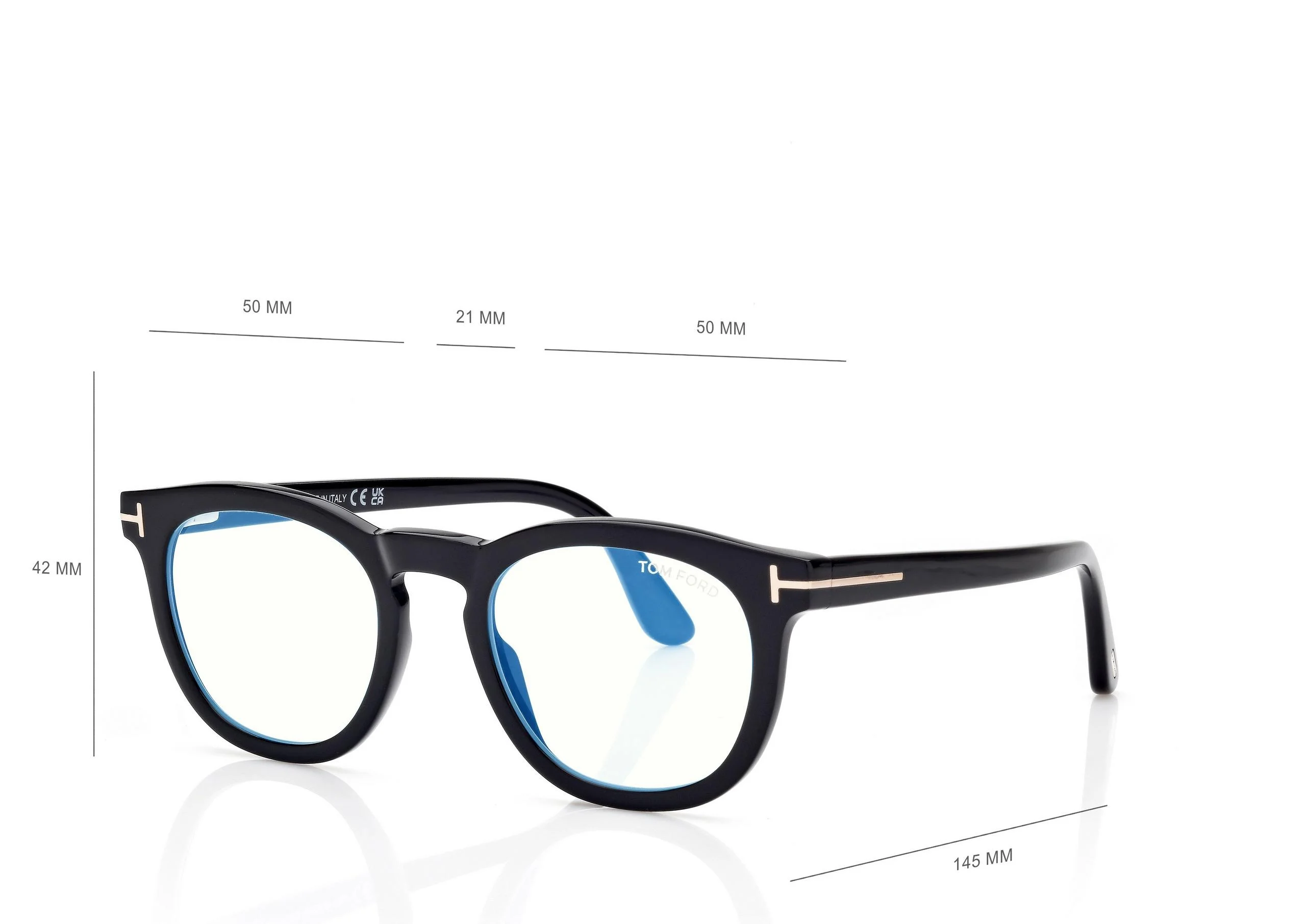 BLUE BLOCK ROUND OPTICALS - 1