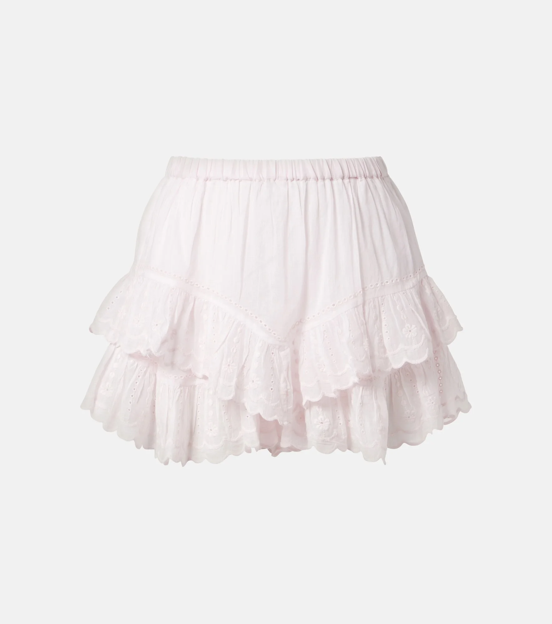 Jocadia broderie anglaise cotton shorts - 1