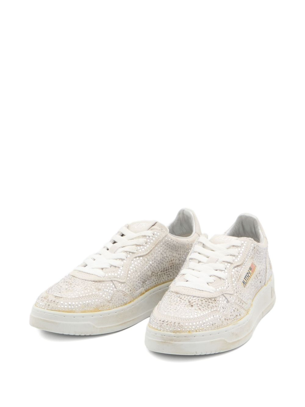 Medalist rhinestone sneakers - 2