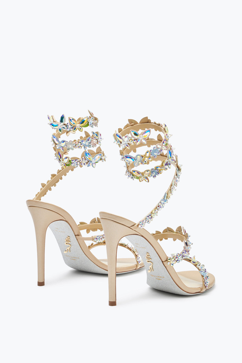 RENE CAOVILLA Eden Nude Sandal 105 outlook